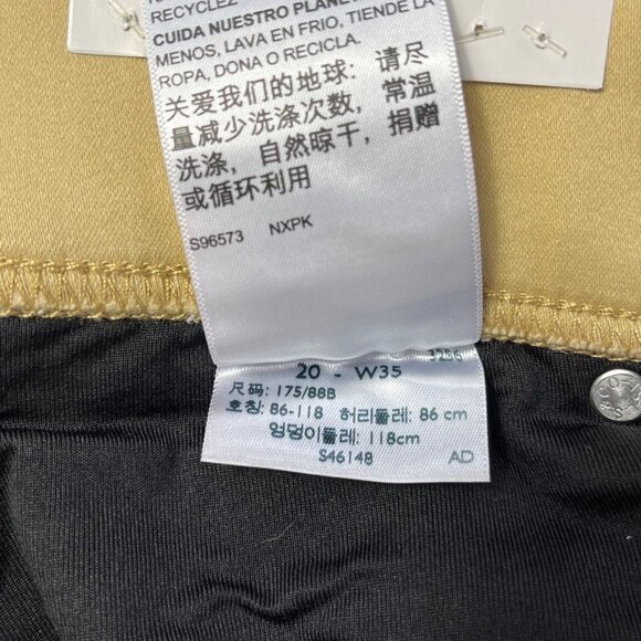 Signature By Levi Strauss Womens Pull-On Super Skinny Pants Size 20W 35 - Picture 3 of 8